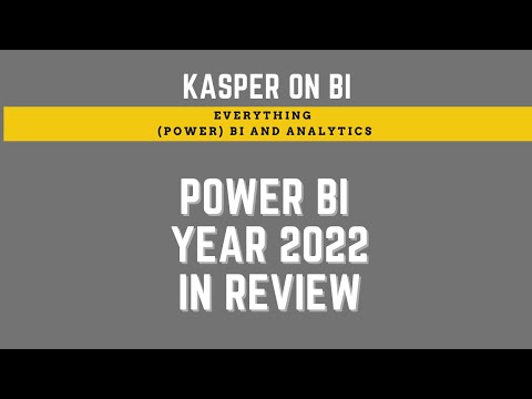Power BI year 2022 in review