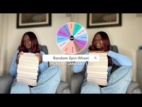 Random Spin-Wheel Picks My January TBR!! | Monthly TBR