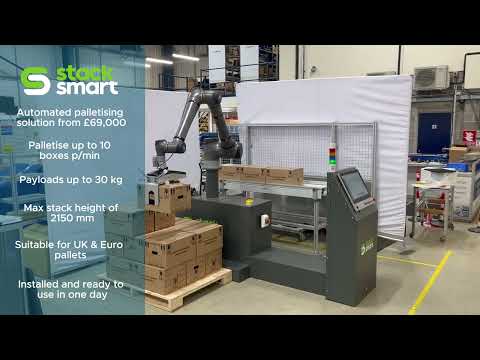 StackSmart automated palletising solution from LG Motion