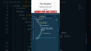 CSS for Beginners: Create a Cool Hover Pop Effect Using Shadows #coding #programming