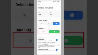 Mobile Data ko SIM 1 se SIM 2 me kaise change kare || how to change mobile data SIM 1 to SIM 2