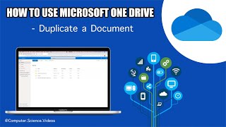 How to DUPLICATE a Document on OneDrive Using a Mac / Desktop Computer - Basic Tutorial | New