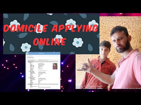 Domicile applying online | Domicile kaisa Banaya Mobile Per