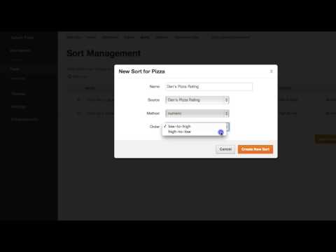 How to Add Sorts to Your WebKite Powered Site