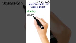 📚Best time table 📖😇CBSE class 😎9th and 10th 😎exam preparation 📚