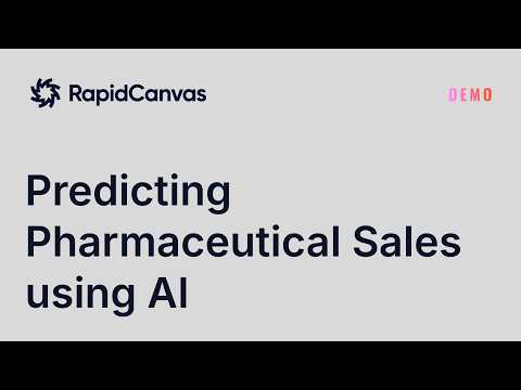 DEMO: Predicting pharmaceutical sales using RapidCanvas