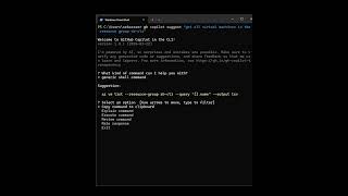 GitHub Copilot magic from within your terminal !!!!