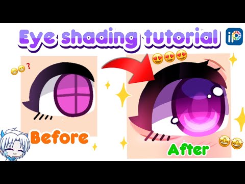NEW Eye Shading Tutorial ✨ - With Explanation - Gacha club - IbisPaint X