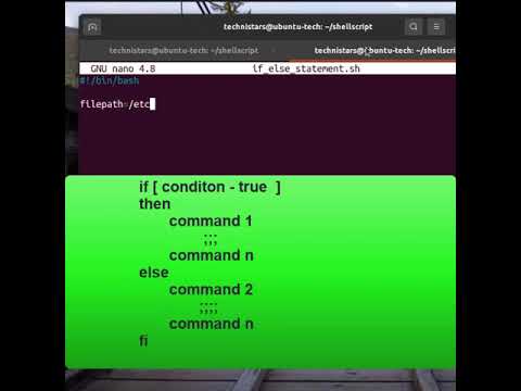 Shell scripting - if else statement #linux #shorts