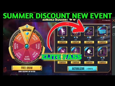 FREE FIRE NEW EVENT SUMMER DISCOUNT😍|ALL DETAILS🤔