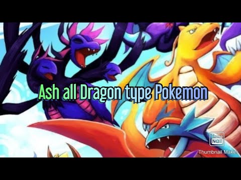 Ash all Dragon type Pokemon Explain in Hindi/Gaming Unbound
