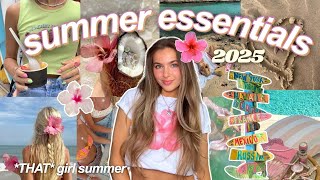 *THAT GIRL* summer essentials 2025 🌺 ultimate aesthetic guide