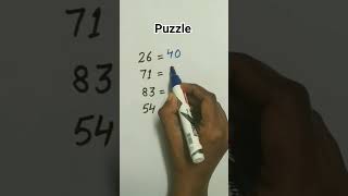 Puzzle  reasoning#logicalmathspuzzle #funwithmath #logicalreasoning #shotrs