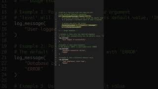 Make Python Inputs Optional with Default Parameters #shorts