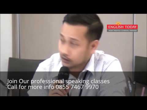 Professional Speaking Classes | 0855 7467 9970