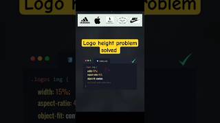 Logo height problem solved with CSS #python #html5 #programming #htmlfullcourse #coding #programming