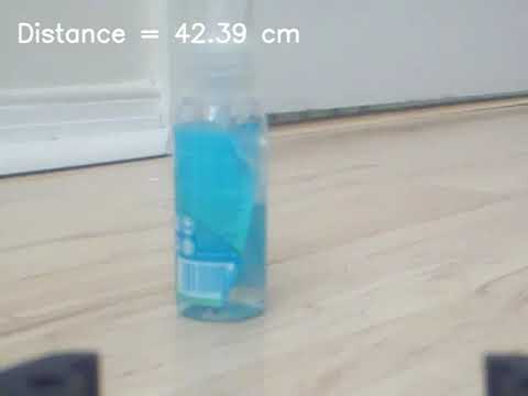 teleop robot with keyboard + distance measurement