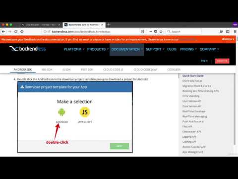 70   Setting up your app for the Backendless SDK   Learn Android Application Development
