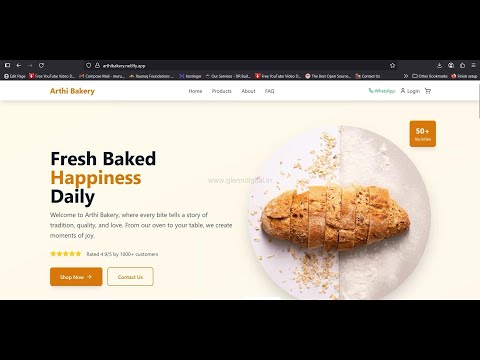 Landing page for business By Glenn Digital