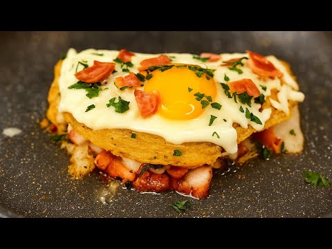 🍳 Quick No-Bread Breakfast! Just Potatoes & Eggs | Ready in 10 Minutes (Super Delicious 😋)