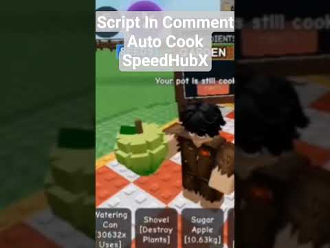 Grow A Garden Instant Cook Speed #growagarden #short #growagardenscript