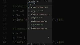Python Tutorials Assignment Operators In Python | Python For Beginners #python #pythonessperspective