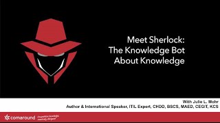 Meet Sherlock: The Knowledge Bot About Knowledge