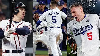 フレディ・フリーマンのワールドシリーズでのホームラン全7本をご覧ください（2本のサヨナラホームランがハイライト🫢）