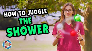 Learn to juggle 'THE SHOWER' - Intermediate Tutorial