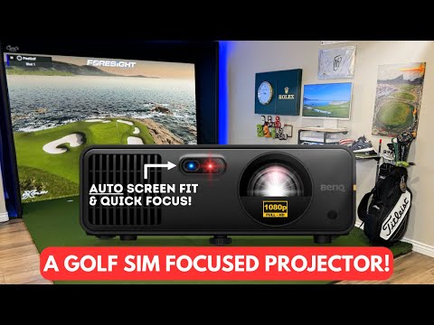 A Projector That Automatically Adjusts To Fit Your Screen Perfectly! | BenQ AH700ST | Garage Safe!