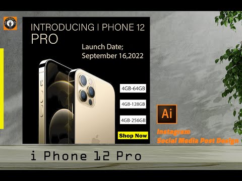Instagram Post Design I Phone 12