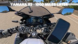 2025 Yamaha R3 - 1,000 Miles Later