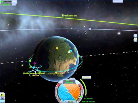 Quick (and dirty) mission to Minmus and back (at 4x speed)
