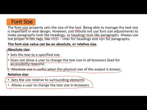 Css Fonts