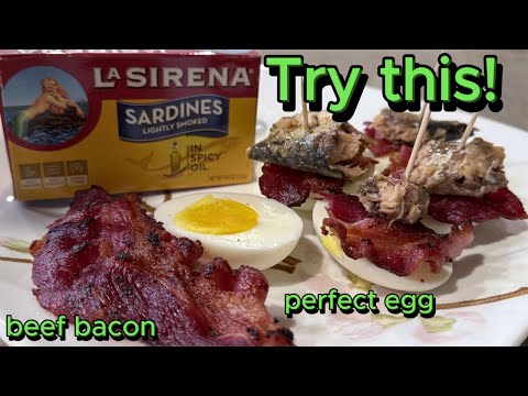 QUICK spicy sardine breakfast!  Featuring La Sirena sardines!