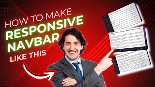 How to Create Responsive Navigation Bar using only html and css | Navbar | Animated Navbar with CSS