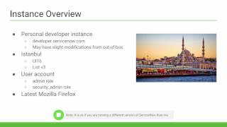 The Complete ServiceNow Developer Course - Prerequisites And Course Goals (Istanbul)