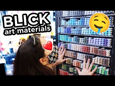 We check out Shan's NERD STORE! Blick Art Materials!