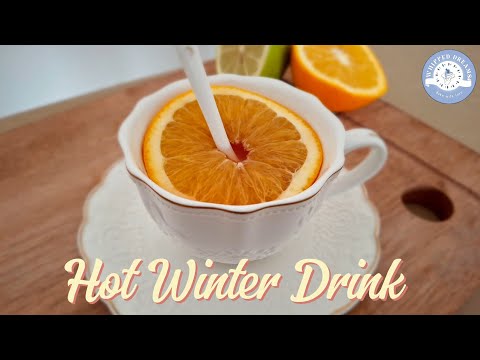 How to make Healthy Hot Drink for Cold winter Nights | Easy Recipe . ASMR