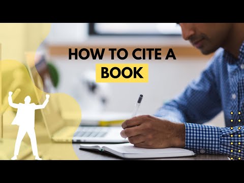 How to Cite and Reference a Book - Harvard style