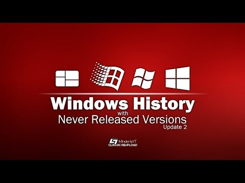Windows History with Never Released Versions (Update 2)