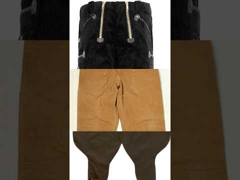 the three flavours of workwear pants