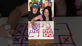 GRID WARS😈🏁 Red❤️ vs Purple🍇 #gamenight #boardgames #games #coupleschallenge #challenge 