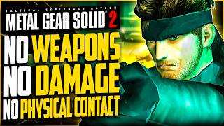 MGS2 — 4-in-1 European Extreme run – Pacifist | Ghost | No Weapons | Big Boss | Speedrun Strats