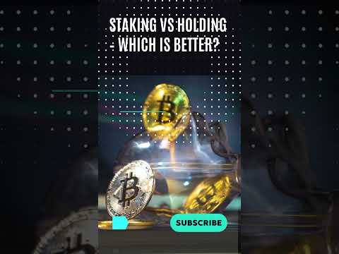 Should You Stake or Hold Your Crypto? 💸  #crypto #cryptolearning #cryptoknowledge #cryptobasics