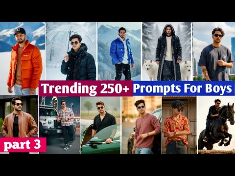 New 250+Trending Ai Photo Prompts For Boys | How to Generate Gemini Ai Images