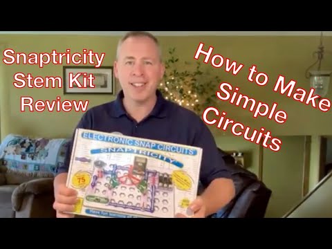 Snap Circuits Review - How to make Simple Circuits and Electromagnets with #Snaptricity
