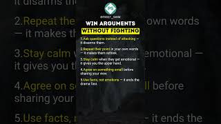 Win Arguments Without Fighting #darkpsychology #communicationhacks