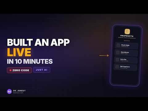 I Built a Full App LIVE in Under 10 Minutes — No Coding Experience (Claude AI Cowork Demo)