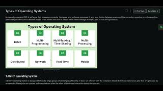 Types of OS | Batch OS | Explained very clearly more types of OS are uploaded